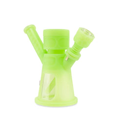 Ooze Hyborg Silicone Glass 4-in-1 Hybrid Water Pipe and Nectar Collector - Discreet Smoker