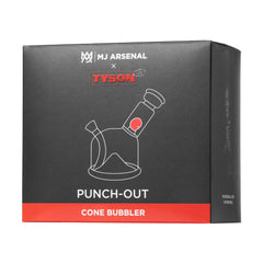 MJ Arsenal x Tyson 2.0 Punch-Out Bubbler - Discreet Smoker