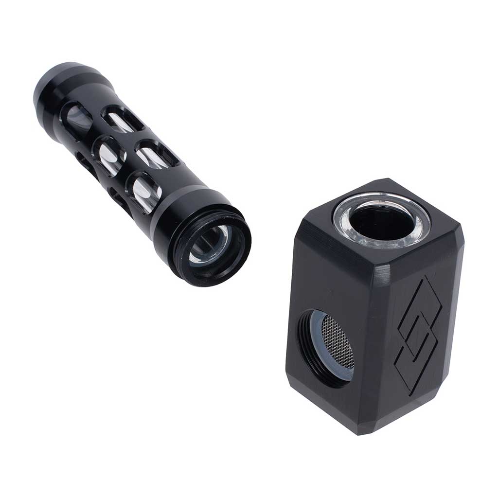 HAMMER ALUMINIUM GLASS PIPE - Discreet Smoker