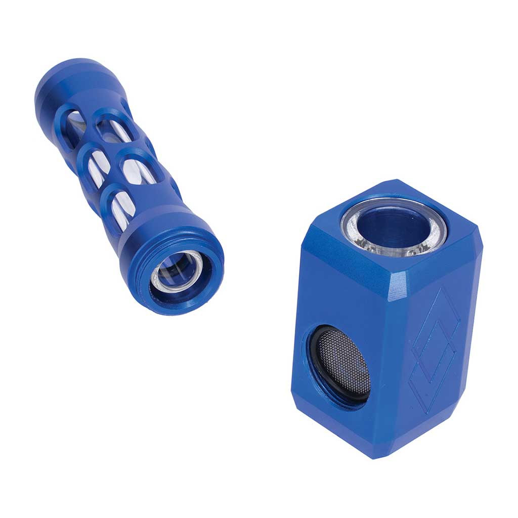 HAMMER ALUMINIUM GLASS PIPE - Discreet Smoker