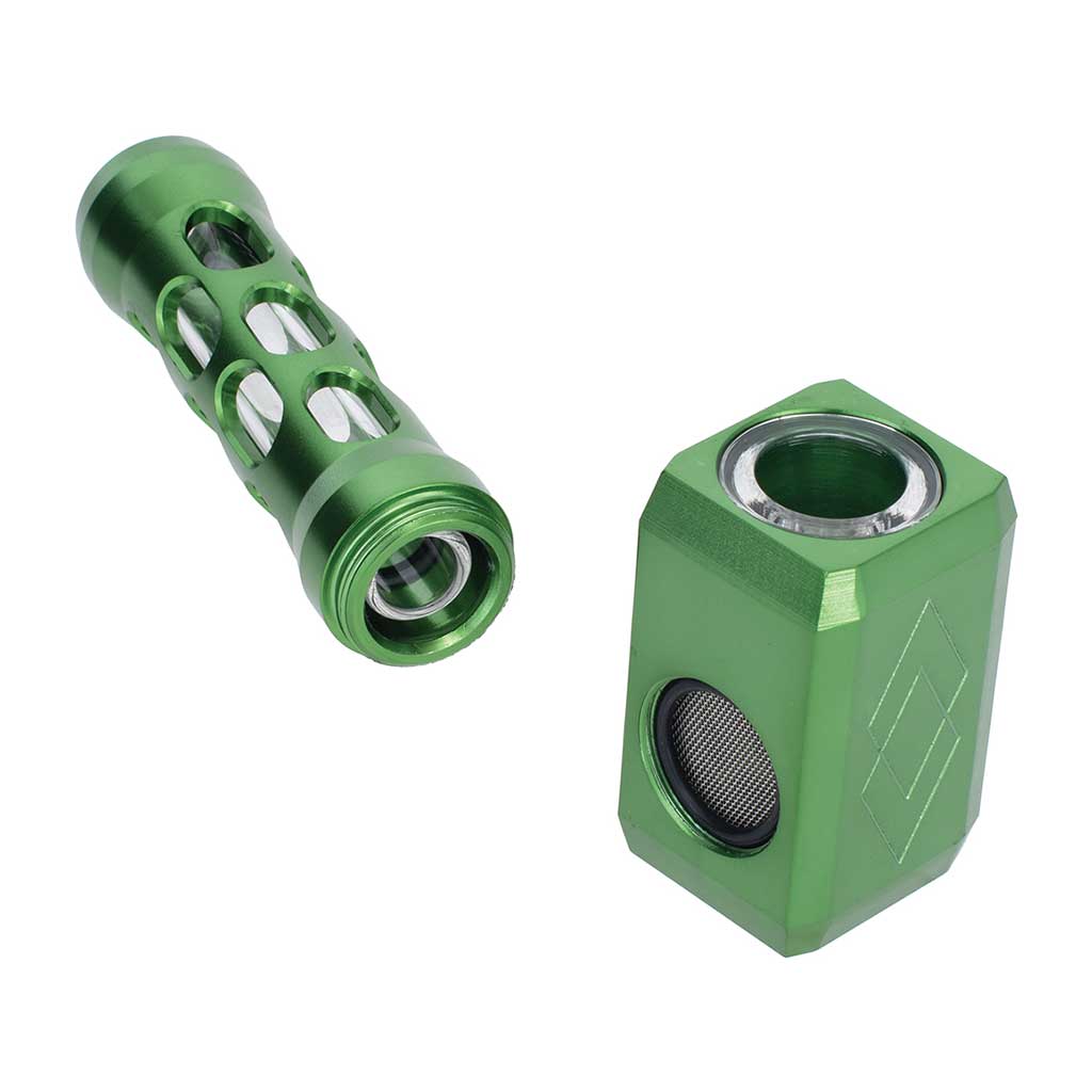 HAMMER ALUMINIUM GLASS PIPE - Discreet Smoker