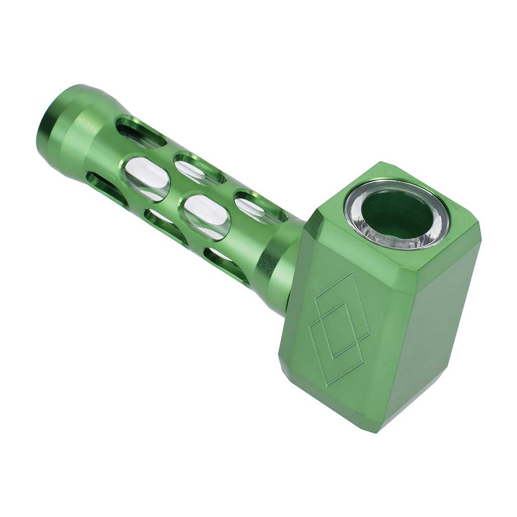 HAMMER ALUMINIUM GLASS PIPE - Discreet Smoker