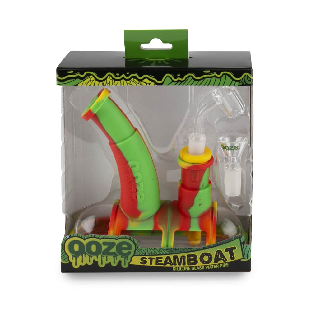 Ooze Steamboat Silicone Bubbler - Discreet Smoker