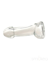 Headway Glass Penis Hand Pipe - Discreet Smoker