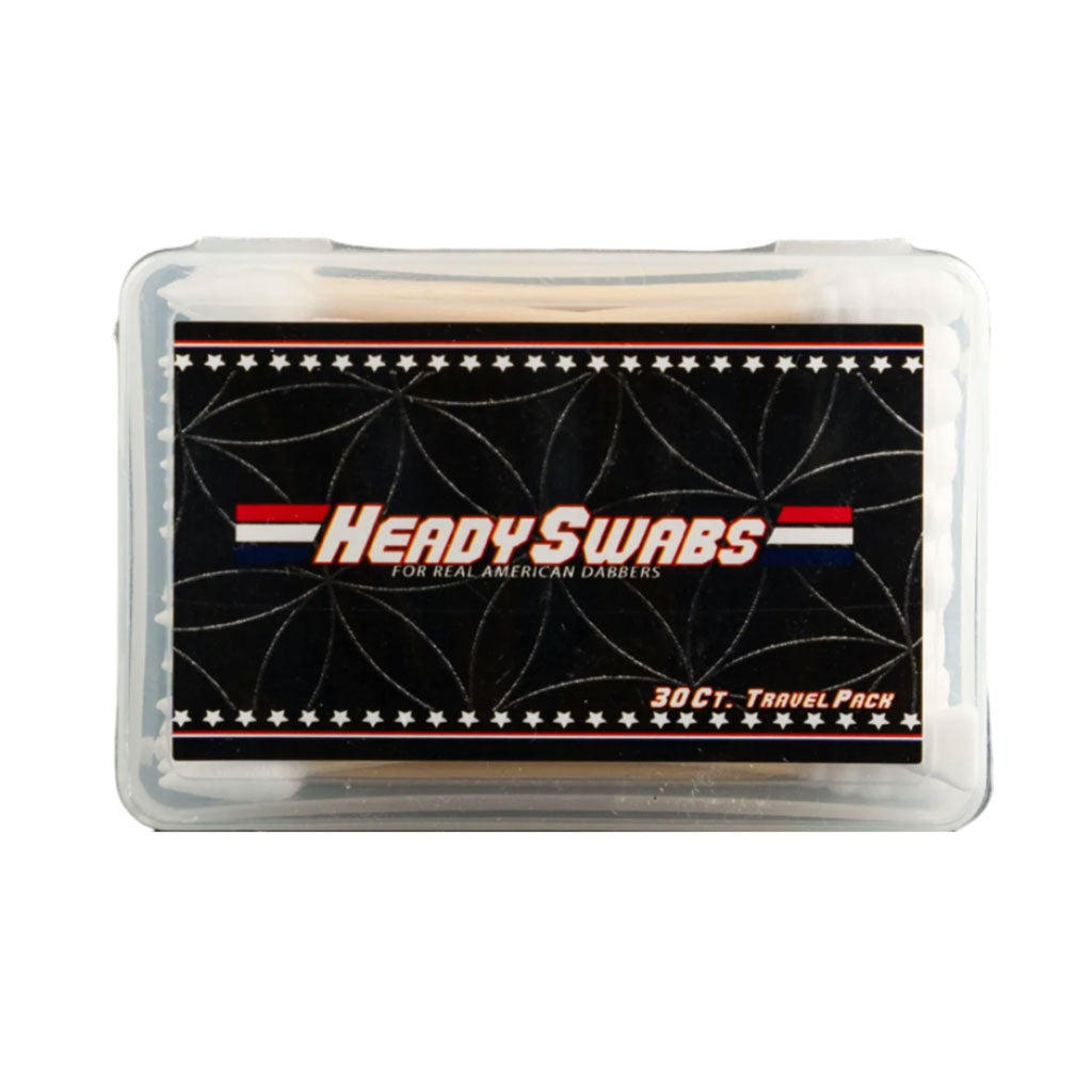Heady Swabs – 30ct Travel Pack | Portable Dab Swabs for On-the-Go Sessions - Discreet Smoker