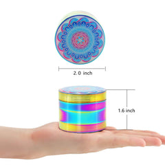 Titanium Grinder Blue - Discreet Smoker