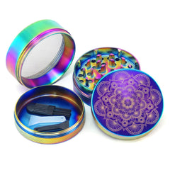 Mandala Herb Grinder - Discreet Smoker