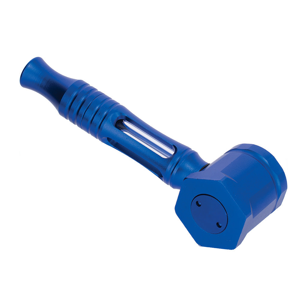 HEX CHAMBER ALUMINUM GLASS PIPE - Discreet Smoker