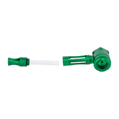 HEX CHAMBER ALUMINUM GLASS PIPE - Discreet Smoker