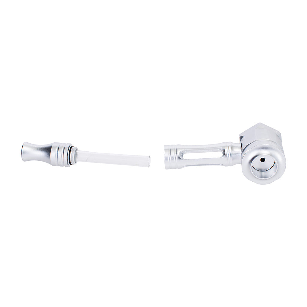 HEX CHAMBER ALUMINUM GLASS PIPE - Discreet Smoker