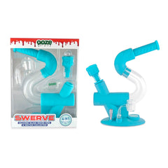 Ooze Swerve Silicone Water Pipe - Discreet Smoker
