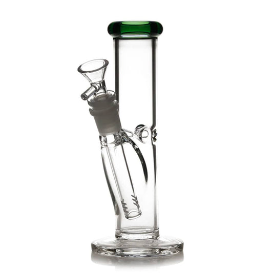 8 INCH COLOR TIP TUBE BONG - Discreet Smoker