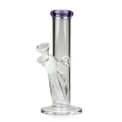 8 INCH COLOR TIP TUBE BONG - Discreet Smoker