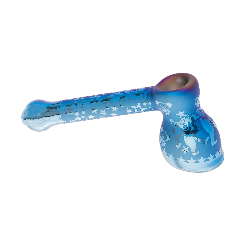 ELECTROPLATED GLASS BUBBLER - Discreet Smoker