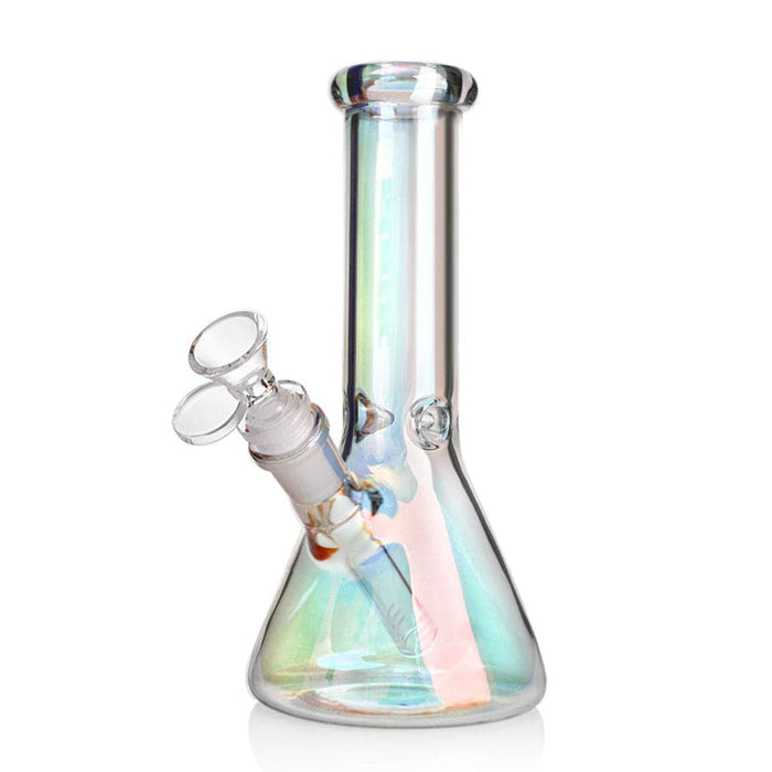 HOLOGRAPHIC BEAKER BONG, Rainbow