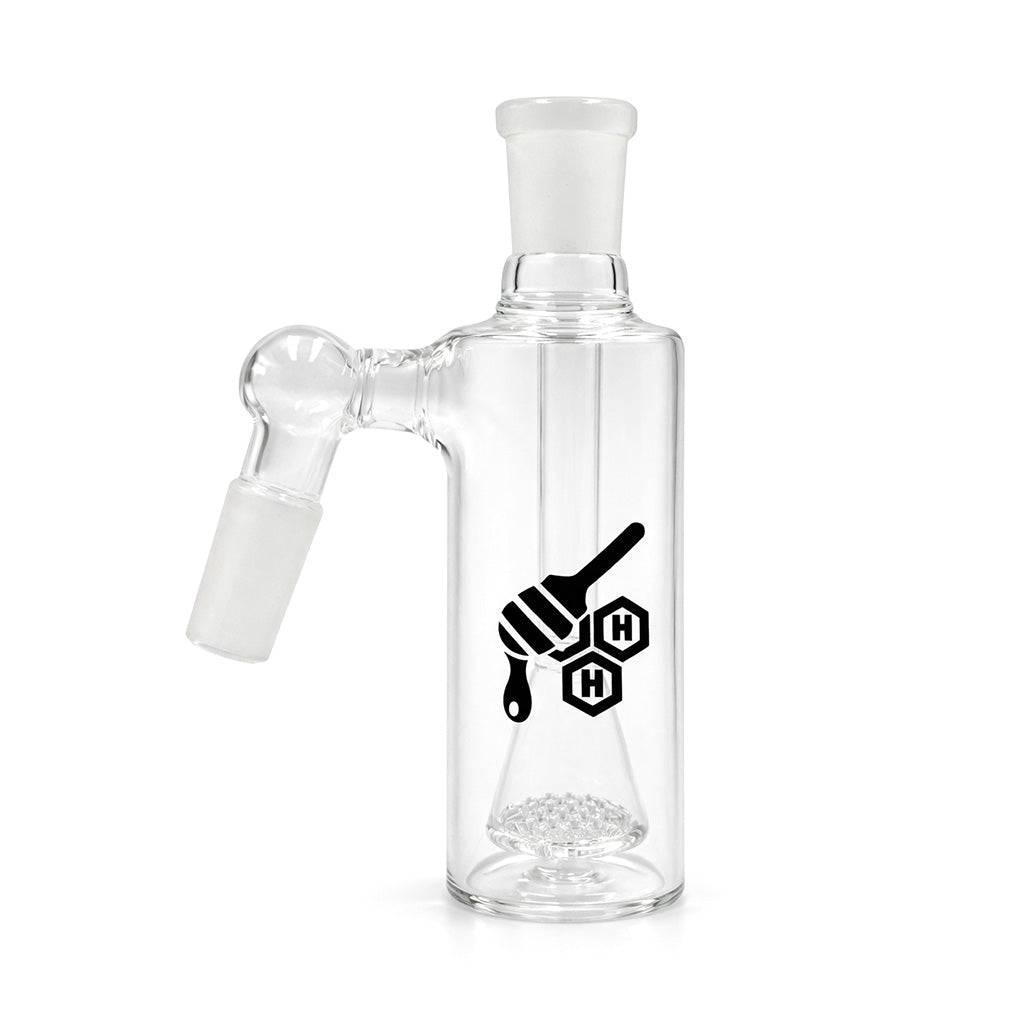 HONEYBEE HERB HONEYCOMB DISC PERC CYLINDER ASH CATCHER - Discreet Smoker