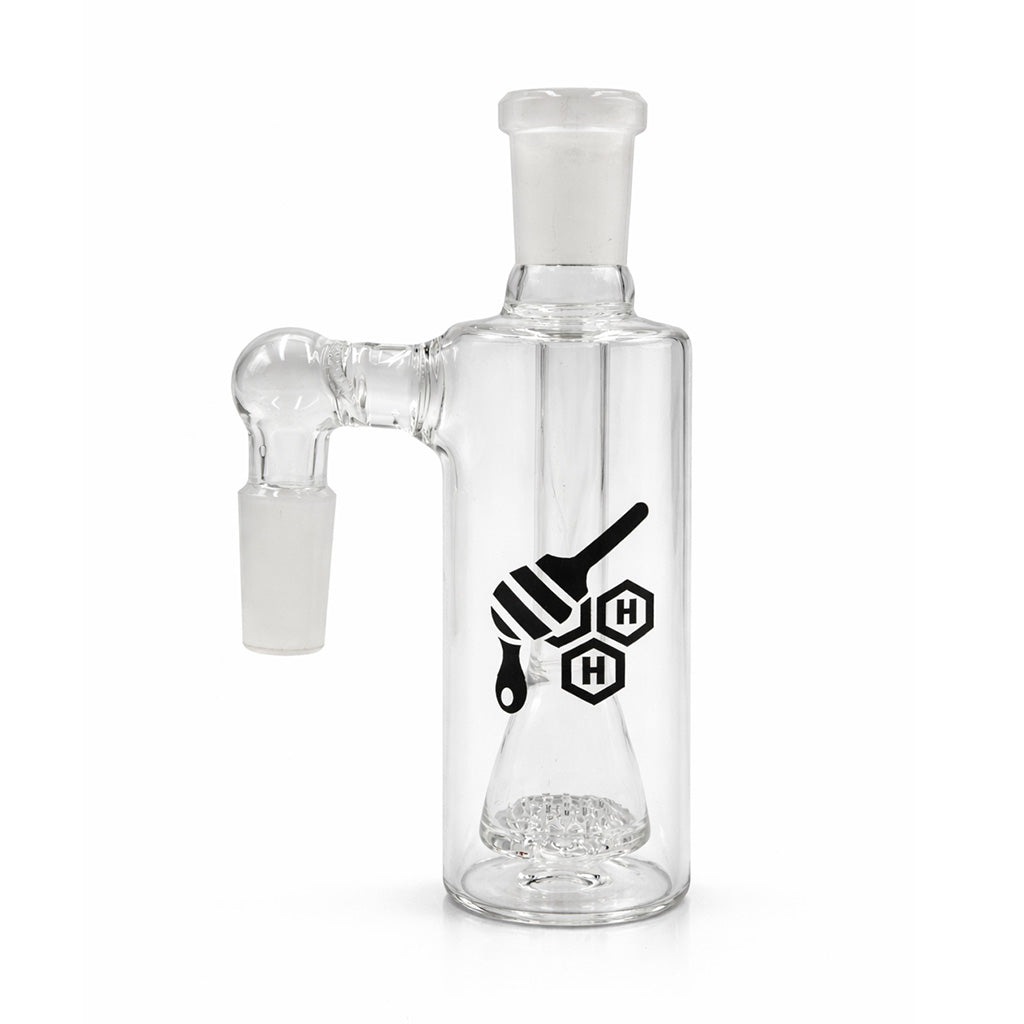 HONEYBEE HERB HONEYCOMB DISC PERC CYLINDER ASH CATCHER - Discreet Smoker