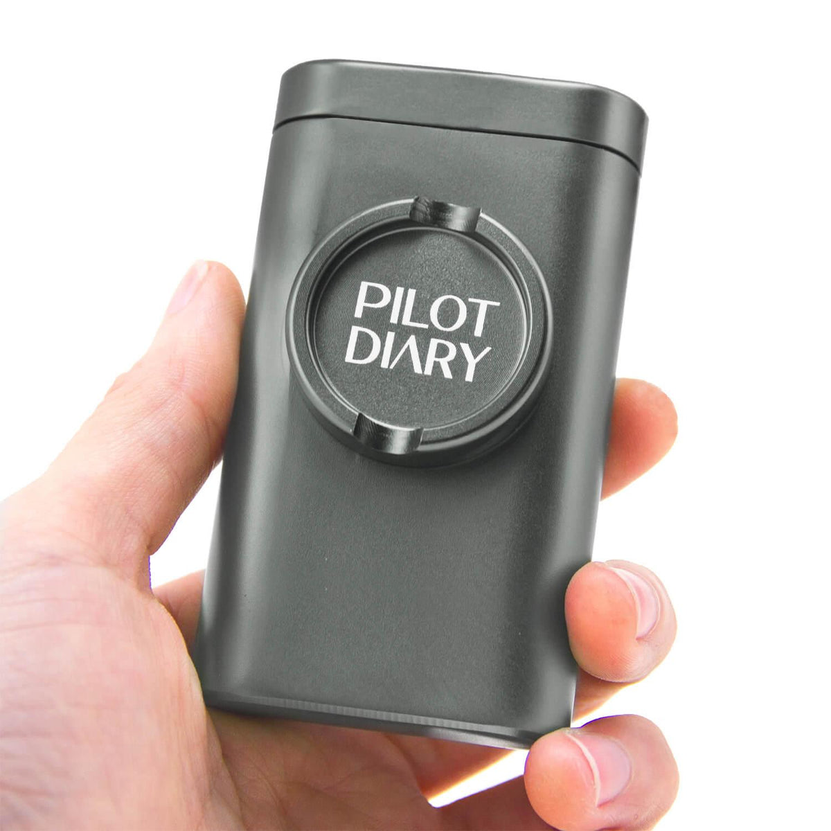 One Hitter Dugout With Grinder - Discreet Smoker