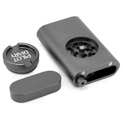 One Hitter Dugout With Grinder - Discreet Smoker