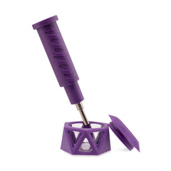 Ooze Hyborg Silicone Glass 4-in-1 Hybrid Water Pipe and Nectar Collector - Discreet Smoker