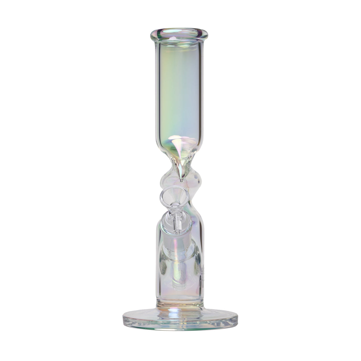 Human Grade Iridescent Zing Water Pipe - Discreet Smoker