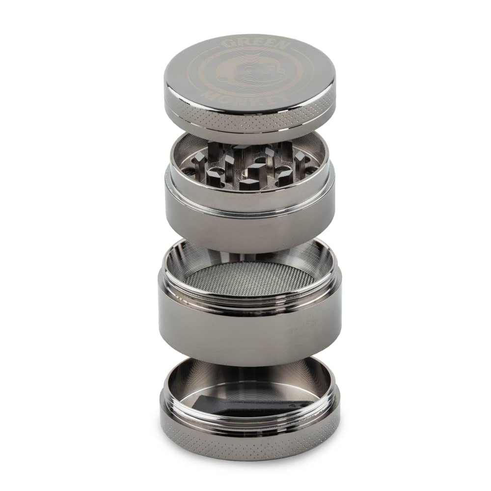 Green Monkey Grinder - Capuchin 4pc - 40mm - Discreet Smoker