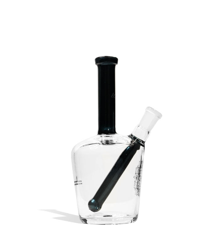 iDab Medium 14mm Worked Henny Bottle Water Pipe, Teal