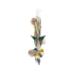 Custom Glass 6” Rasta Hammer Hand Pipe - Discreet Smoker