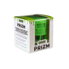 Ooze Prizm Silicone-Wrapped Glass Stash Jar - Discreet Smoker