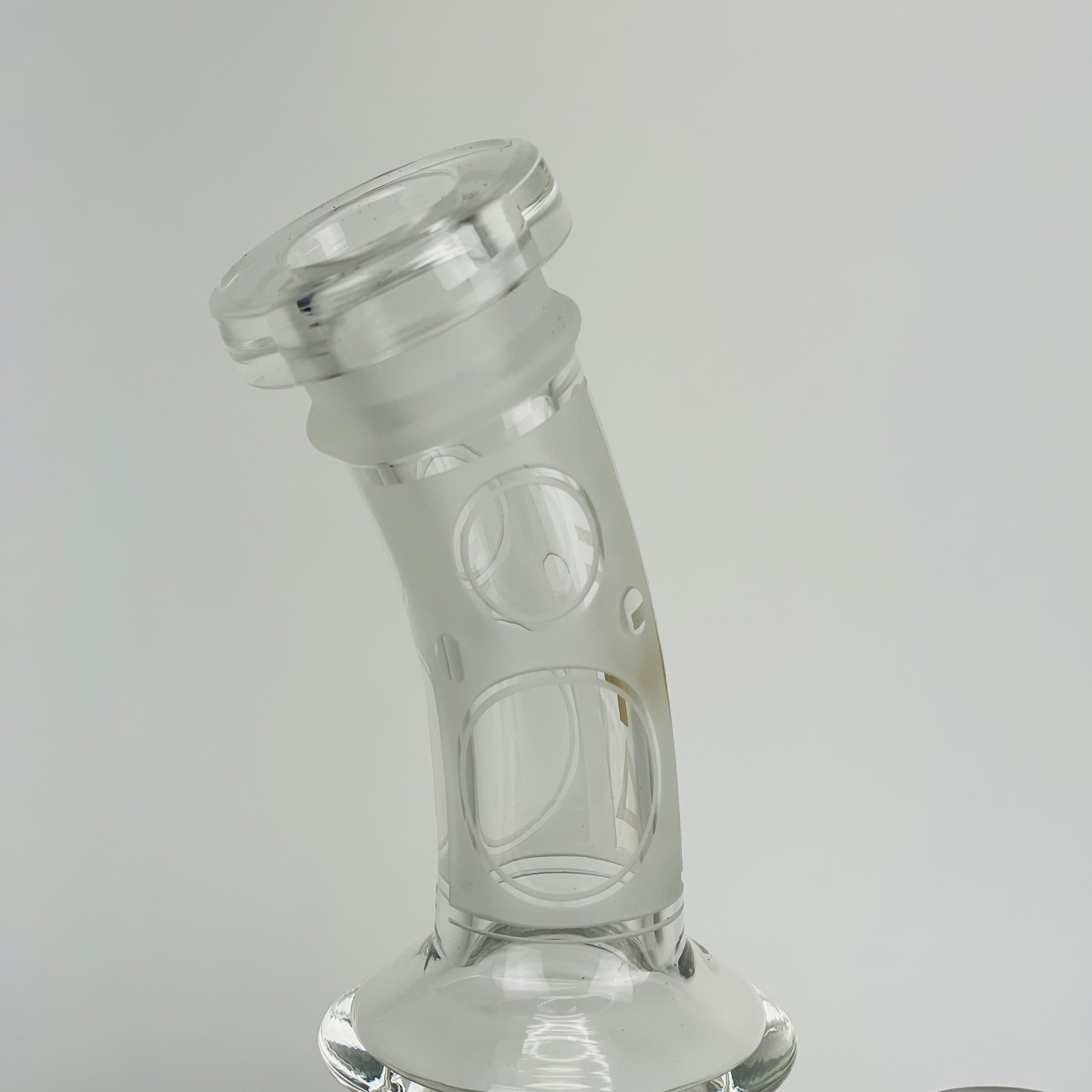 Beta Glass Labs Petra XL Custom Sandblasted #1 18mm Custom 1 of 1 (NO BOX) - Discreet Smoker