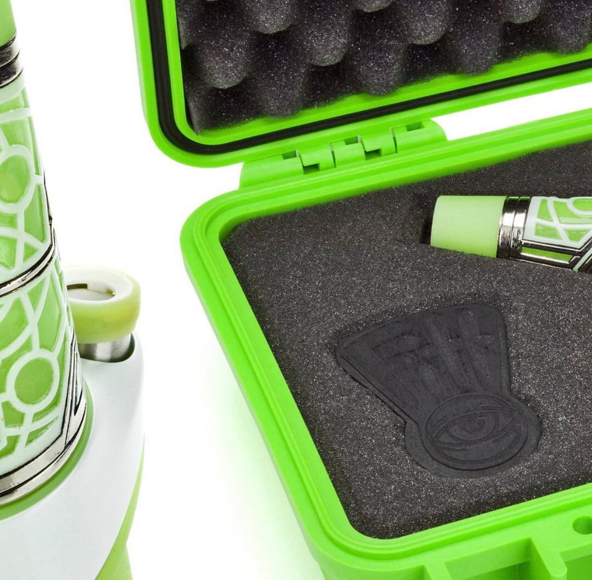 Ryan Fitt Neon Puffco Peak Complete Set - Discreet Smoker