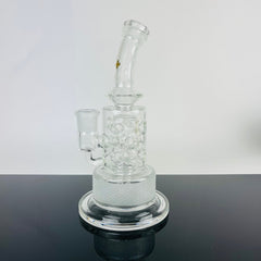 Beta Glass Labs Petra XL Custom Sandblasted #1 18mm Custom 1 of 1 (NO BOX) - Discreet Smoker