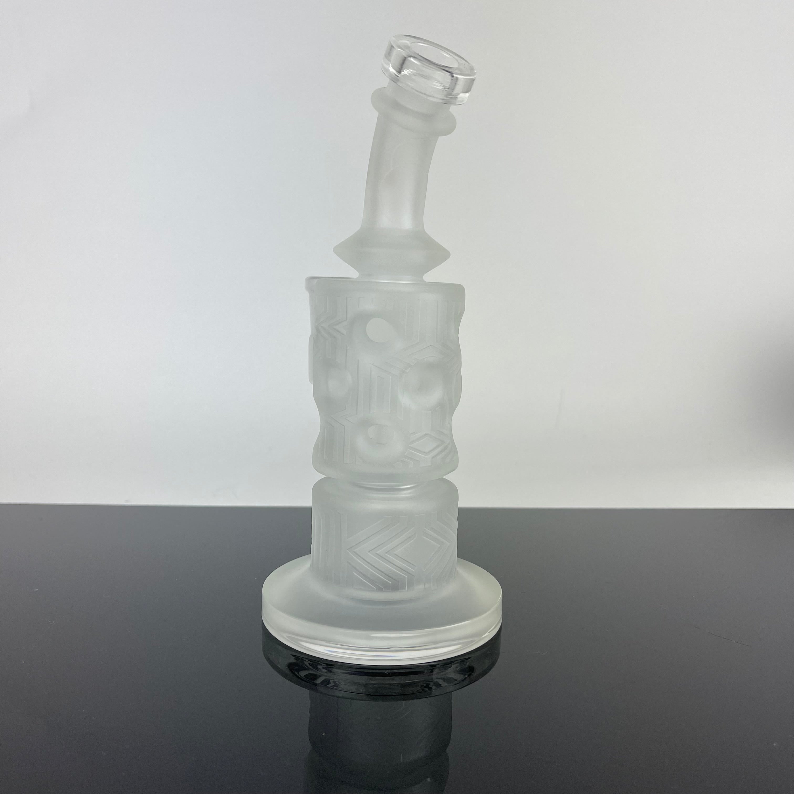 Beta Glass Labs Petra Custom Sandblasted #1 14mm Custom 1 of 1 - Discreet Smoker