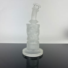 Beta Glass Labs Petra Custom Sandblasted #1 14mm Custom 1 of 1 - Discreet Smoker
