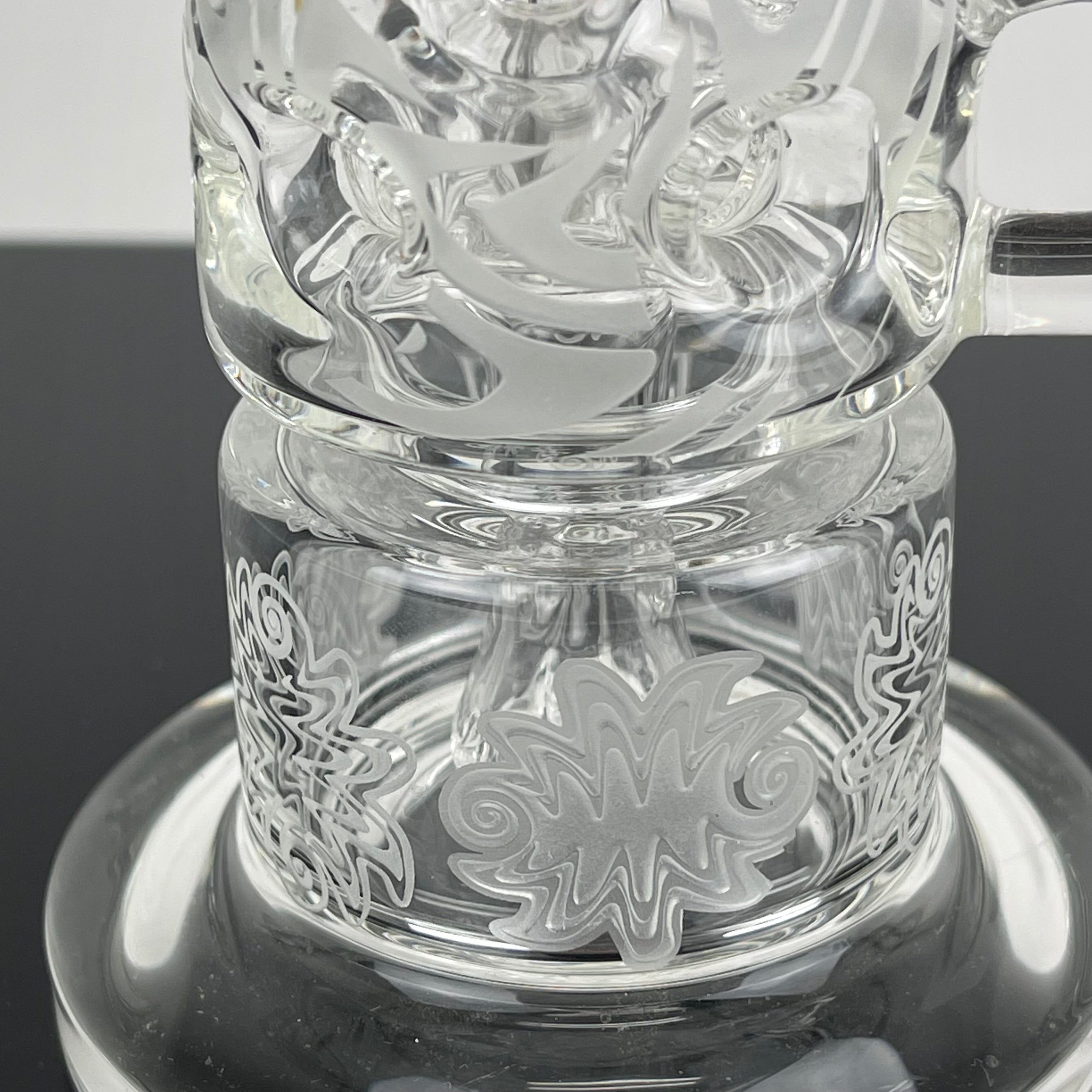 Beta Glass Labs Petra Custom Sandblasted #2 14mm Custom 1 of 1 - Discreet Smoker