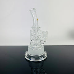 Beta Glass Labs Petra XL Custom Sandblasted #1 18mm Custom 1 of 1 (NO BOX) - Discreet Smoker