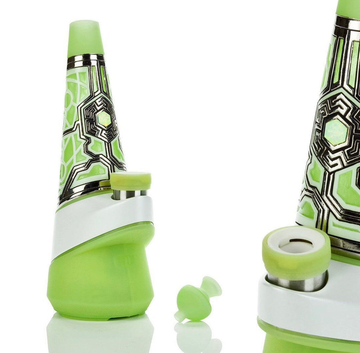 Ryan Fitt Neon Puffco Peak Complete Set - Discreet Smoker
