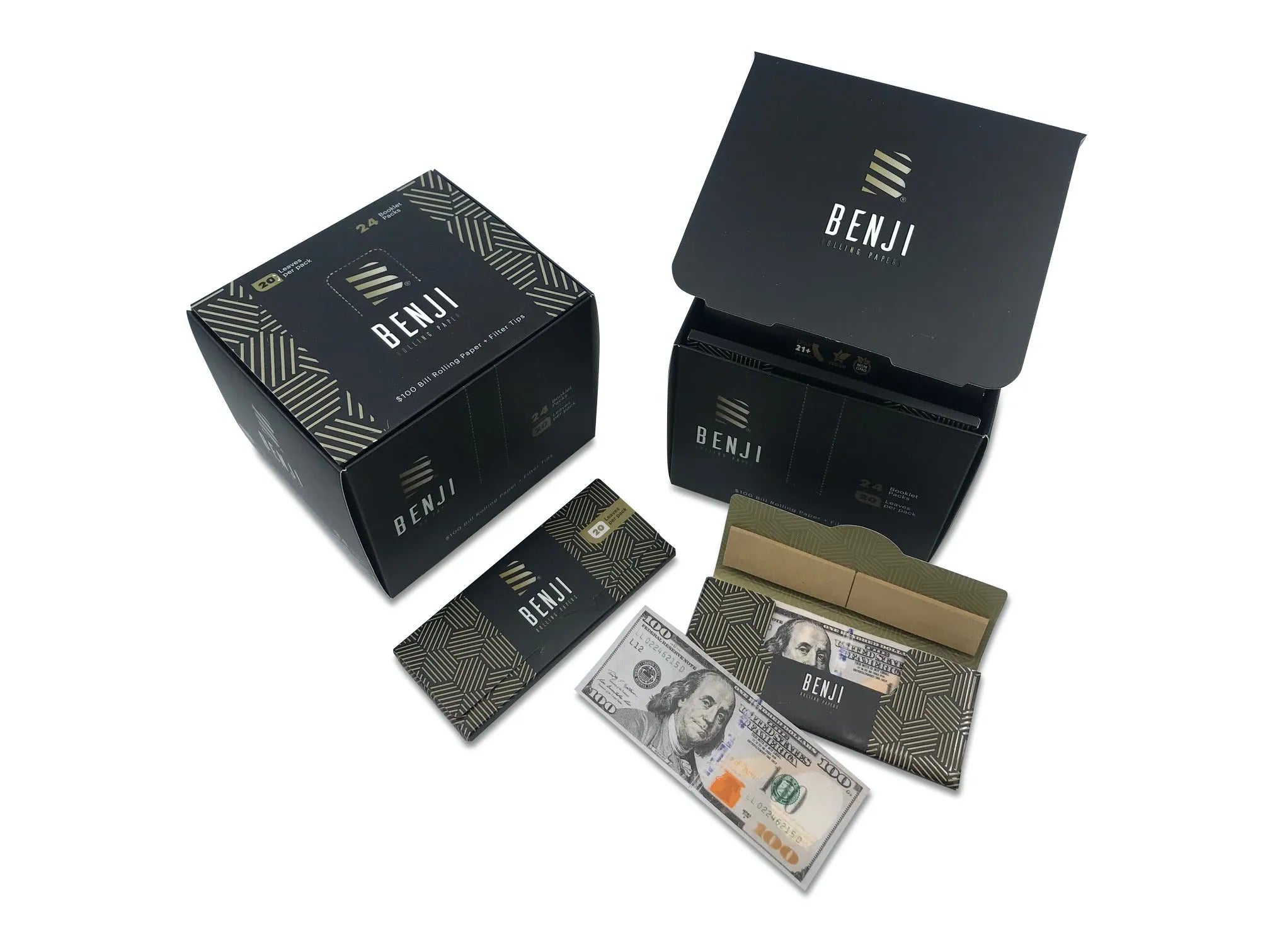 Enjoy the Ultimate Smoking Luxury with Benji Rolling Paper Booklets and Roll in Style!