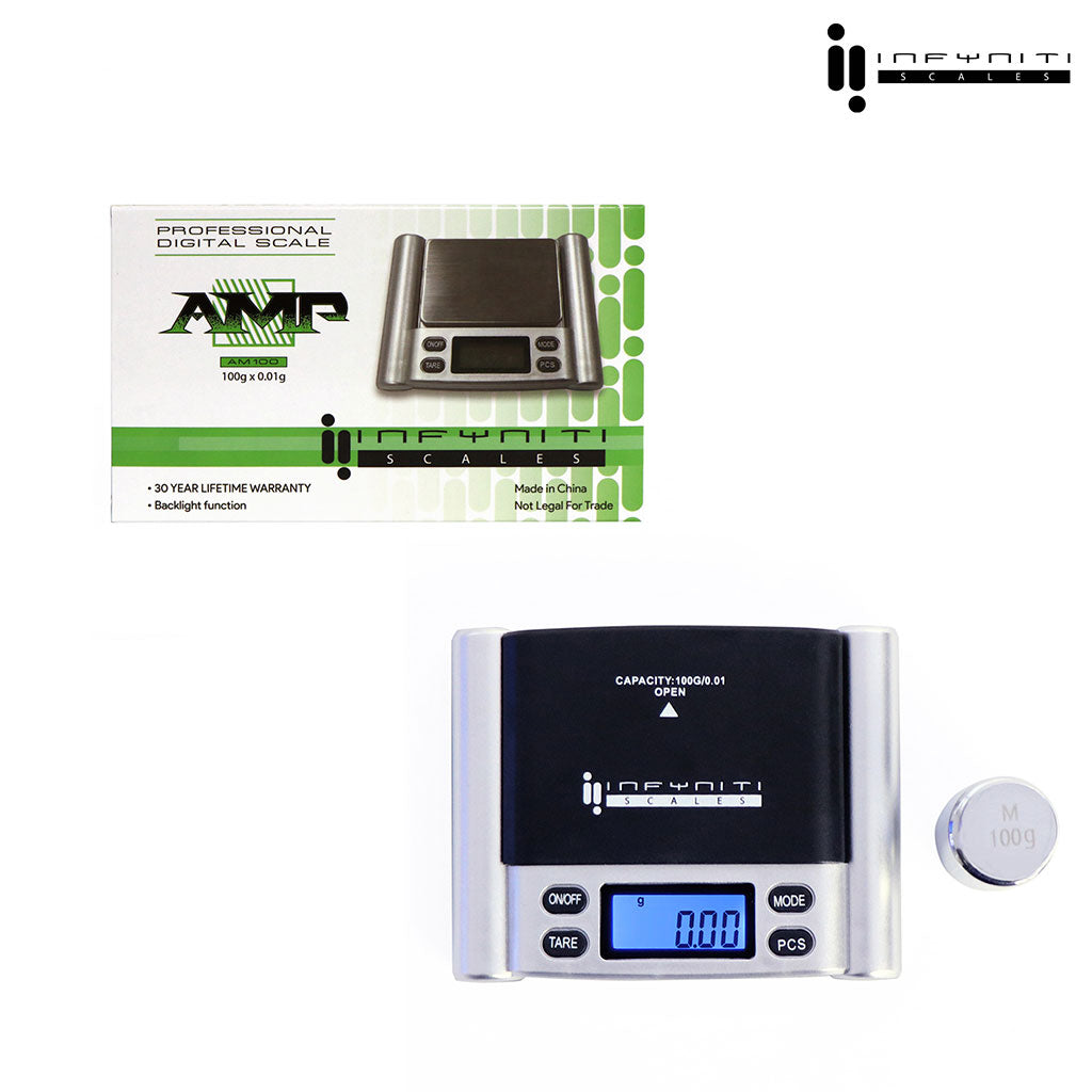 AMP; 100g X 0.01g, Pocket Scales - Discreet Smoker