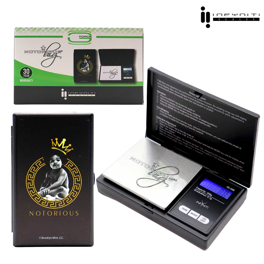 BIG G-Force - 350g X 0.1g Pocket Scale - Discreet Smoker
