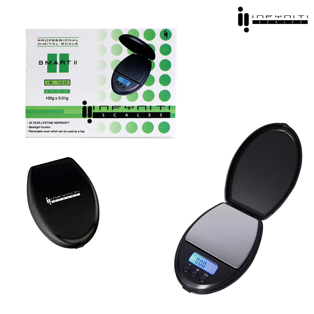 Smart II; 100g X 0.01g, Pocket Scales - Discreet Smoker