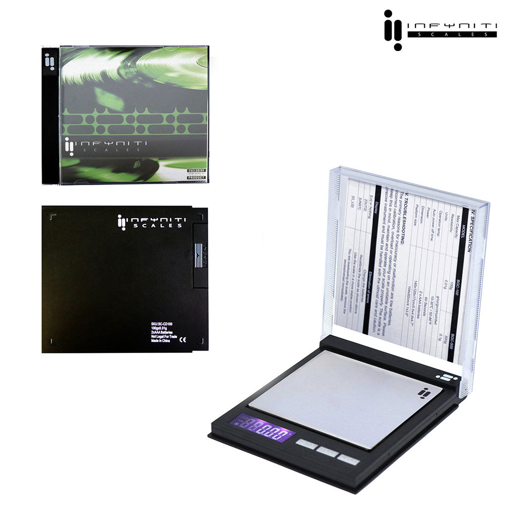CD; 100g X 0.01g, Pocket Scales - Discreet Smoker