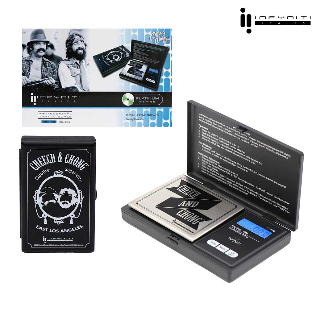 Cheech and Chong G-Force - 100g X 0.01g Pocket Scale - Discreet Smoker
