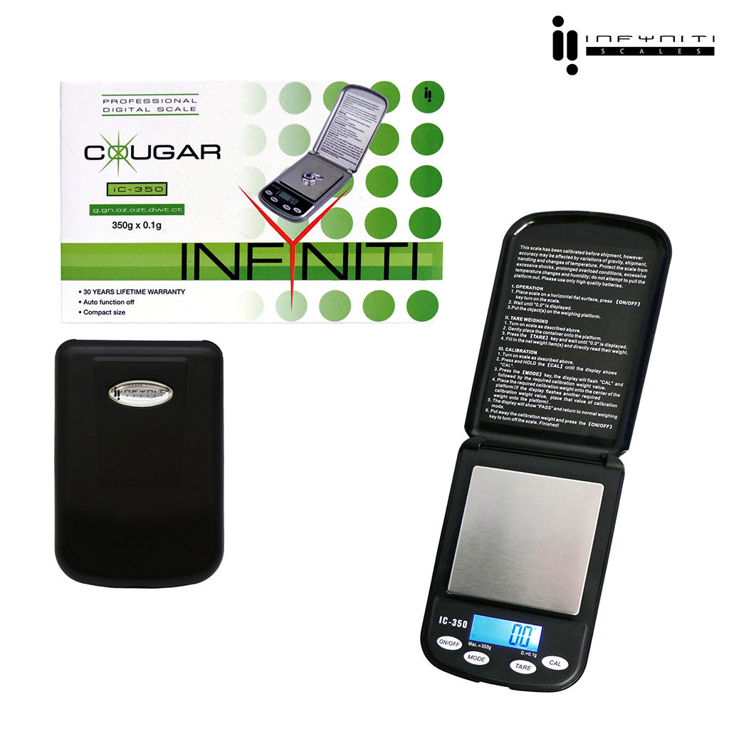 Cougar; 350g X 0.1g, Pocket Scales - Discreet Smoker