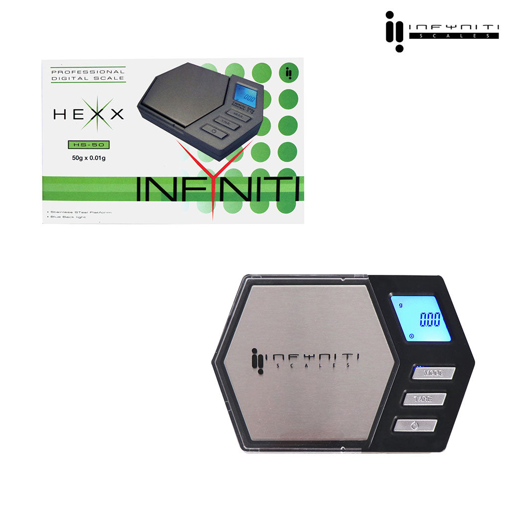 HEXX; 50g X 0.01g, Pocket Scales - Discreet Smoker