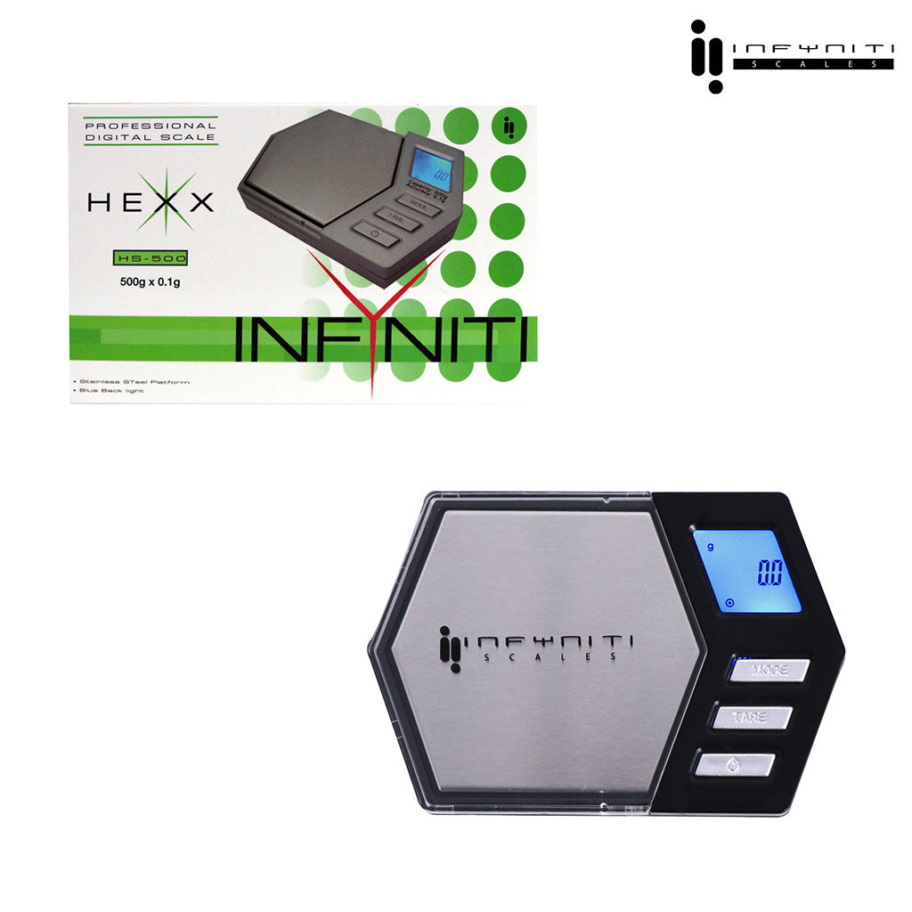 HEXX; 500g X 0.1g, Pocket Scales - Discreet Smoker