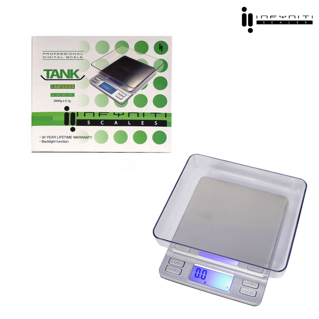 TANK; 2000g X 0.1g, Table Scale - Discreet Smoker