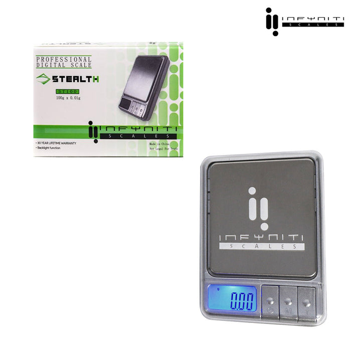 Stealth II; 100g X 0.1g, Pocket Scale, Silver