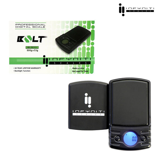 Bolt; 500g X 0.1g, Pocket Scales - Discreet Smoker