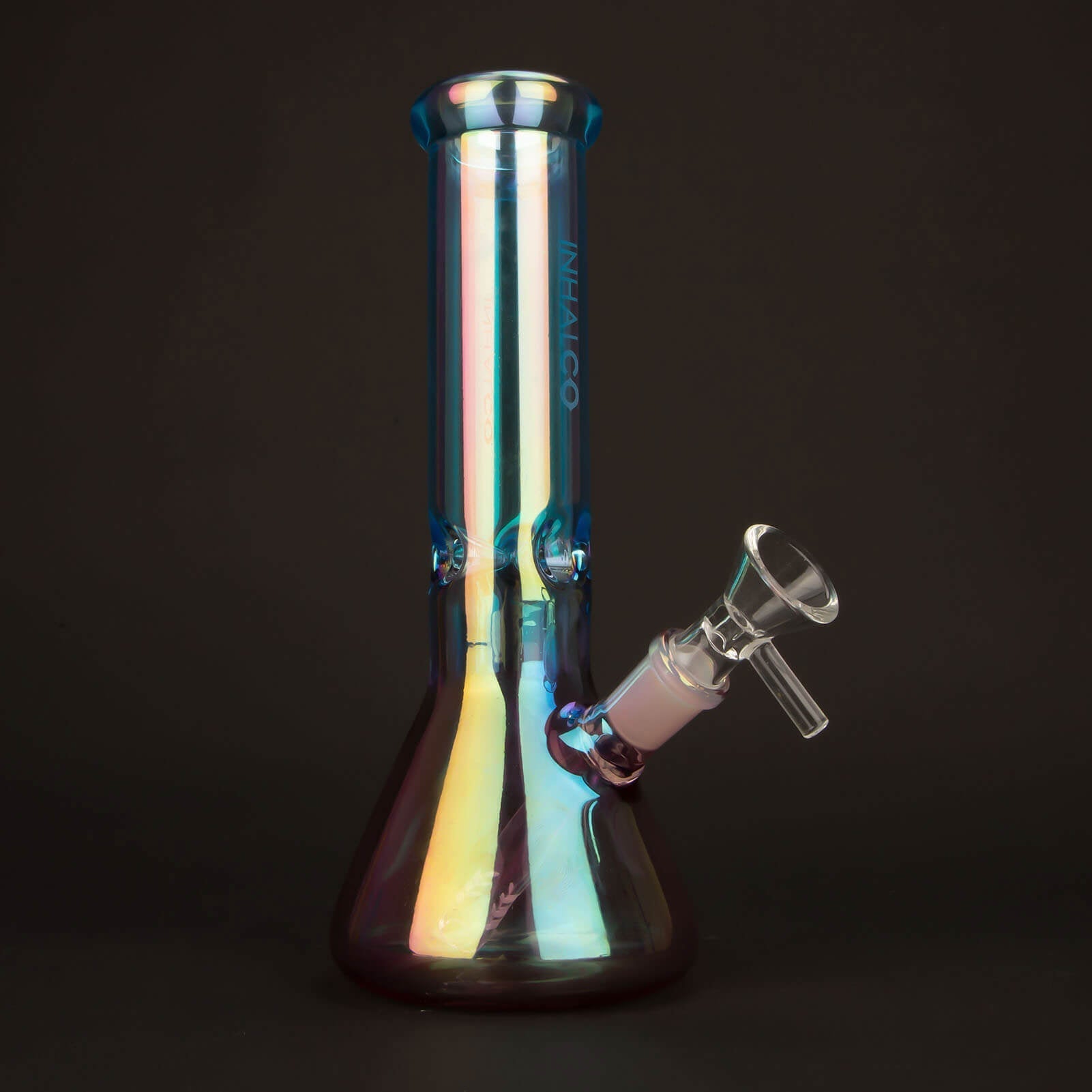 Iridescent Beaker Bong 8 Inch - Discreet Smoker
